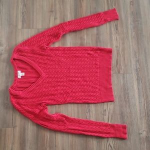 Womens Medium Red Sweater